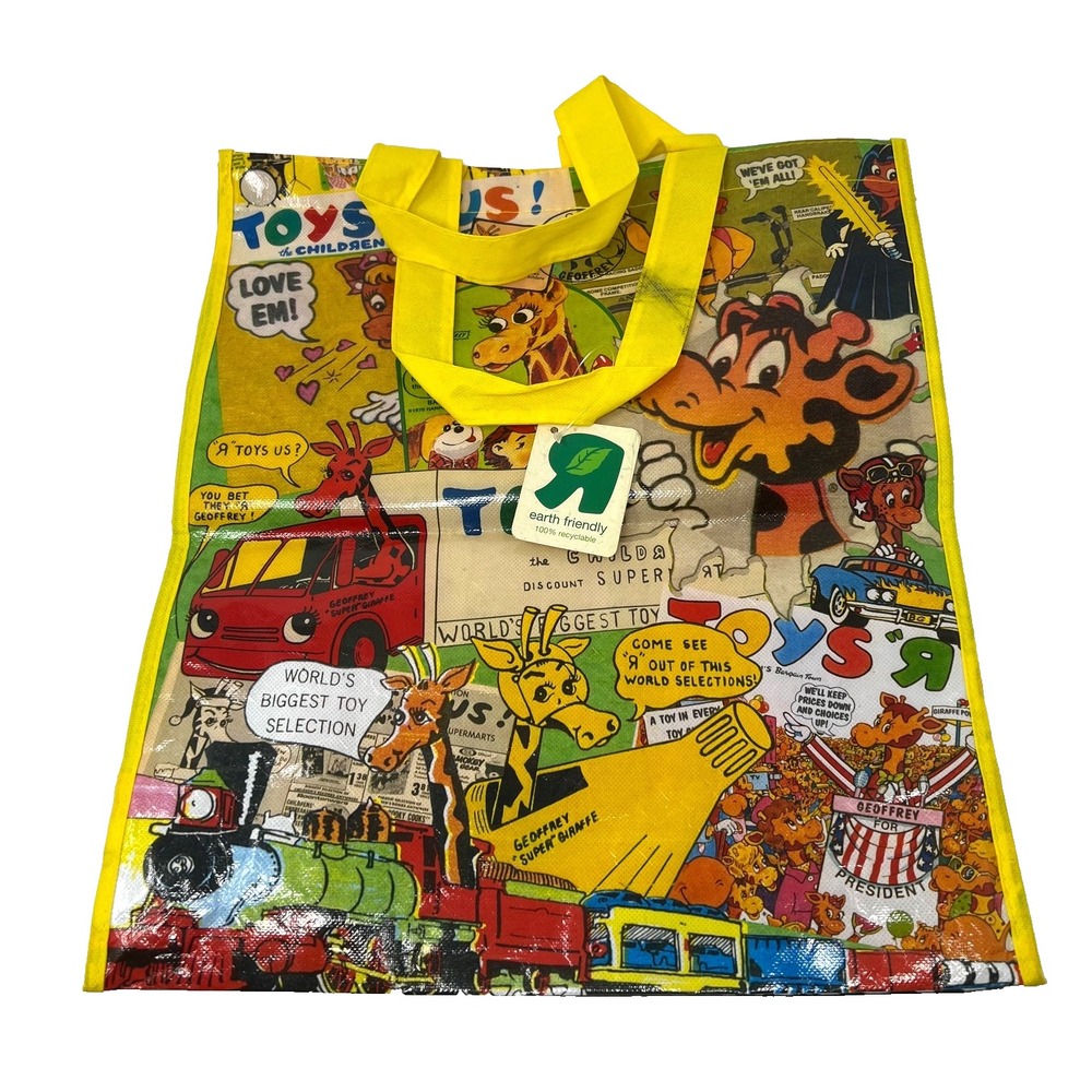 2011 Toys R Us Vintage Ad Exclusive Reusable Shopping Bag Tote Gift Bag 16 X 14*